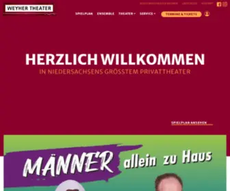 Weyhertheater.de(Weyher Theater Bremen) Screenshot