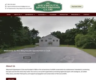 Weymouthsportsmensclub.com(Weymouth Sportsmens Club) Screenshot