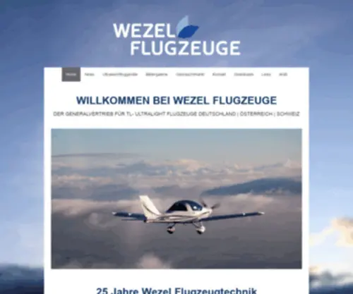 Wezel-Flugzeugtechnik.de(Wezel Flugzeuge GmbH) Screenshot