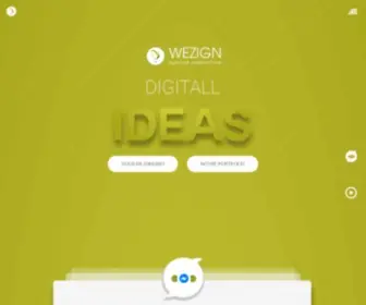 Wezign.com(Wezign Agence Interactive) Screenshot