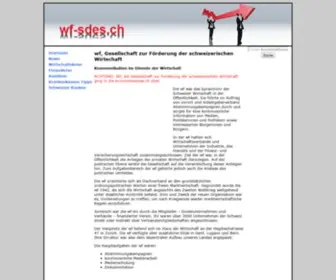 WF-Sdes.ch(Wirtschaftsförderung) Screenshot