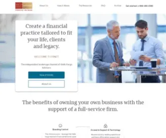 Wfafinet.com(Wells Fargo Advisors Financial Network) Screenshot