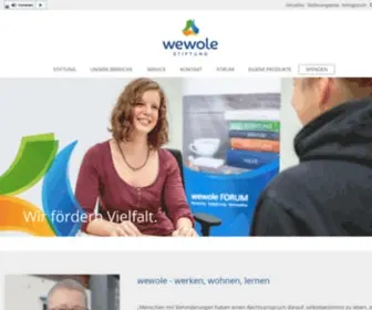 WFB-Herne.de(Wewole STIFTUNG) Screenshot