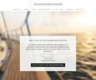 Wfbistro.com(THE WATERFRONT BISTRO) Screenshot