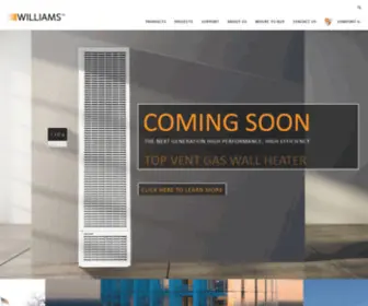 WFC-FC.com(Williams Comfort Products) Screenshot
