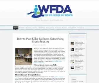 Wfda.org(Step into the World of Business) Screenshot