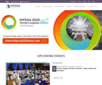 WFdsa.org(UPCOMING EVENTS Upcoming Events Oct 16 8:00 am) Screenshot