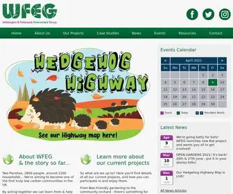 Wfeg.org.uk(Whittington & Fisherwick Environment Group) Screenshot