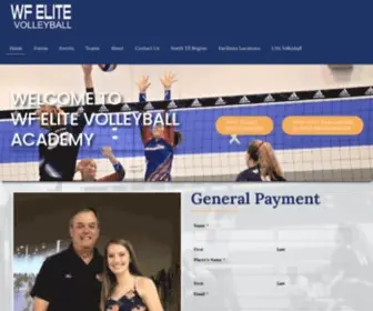 Wfelitevolleyball.com(WF Elite Volleyball) Screenshot