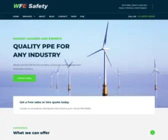 Wfesafety.com(WFE Safety) Screenshot