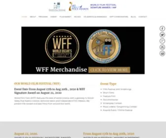 Wffest.com(World Film Festival) Screenshot