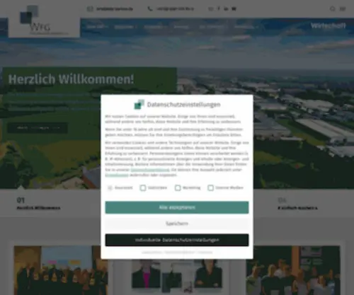WFG-Borken.de(Startseite • Wirtschaftsförderungsgesellschaft Kreis Borken) Screenshot