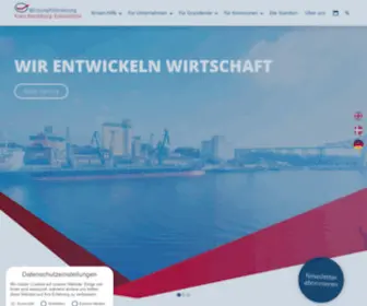 WFG-RD.de(Wirtschaftsförderungsgesellschaft des Kreises Rendsburg) Screenshot