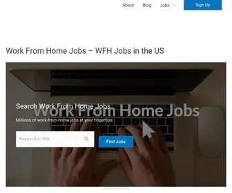 WFhjobs.us(Work From Home Jobs) Screenshot