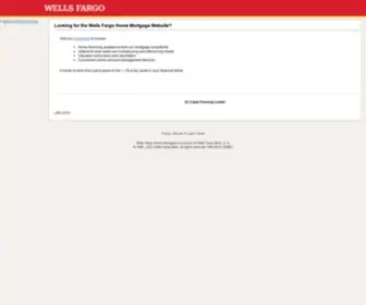 WFHM.com(Wells Fargo Home Mortgage) Screenshot