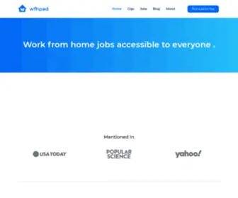 WFhpad.com(WFH Pad) Screenshot