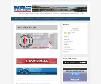 WFHR.com(Locally Grown Radio) Screenshot