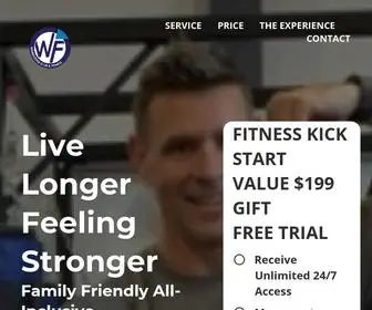 Wfit.com.au(Warehouse Gym & Fitness) Screenshot