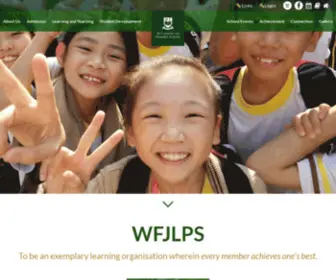 WFJLPS.edu.hk(W F Joseph Lee Primary School) Screenshot