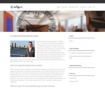 WFLG.de(Die Wirtschaft im Blick) Screenshot