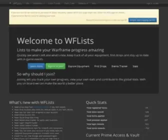 Wflists.net(WFLists) Screenshot