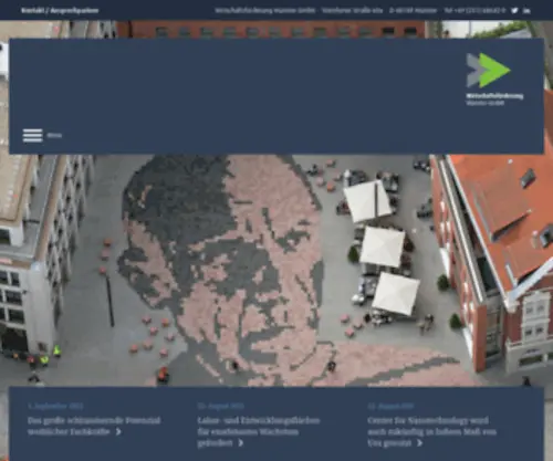 WFM-Muenster.de(Wirtschaftsförderung) Screenshot