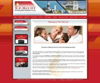 WFMccoy.com(McCoy Petroleum Sells Premium Oil Heat and Replaces Oil Tanks to Eastern Long Island) Screenshot