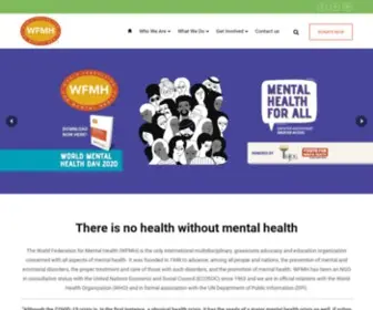WFMH.global(World Federation for Mental Health) Screenshot