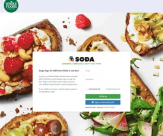 WFmsoda.com(Whole Foods Market) Screenshot