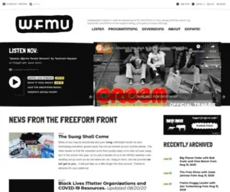 Wfmu.org(We're an independent freeform station broadcasting at 91.1 fm in New York) Screenshot