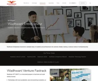 Wfnen.org(Wadhwani Entrepreneur) Screenshot