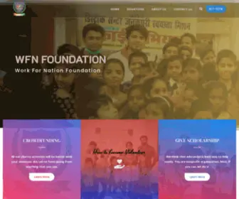 WFnfoundation.com(We Work For Everyone) Screenshot