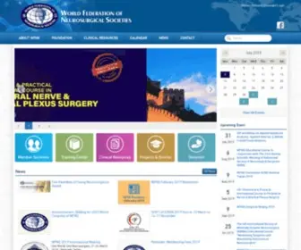 WFNS.org(World Federation of Neurosurgical Societies) Screenshot