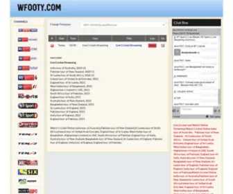 Wfooty.com(Live Cricket and Watch Online Streaming) Screenshot