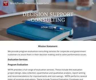 Wfpa.us(WorkForce Planning Associates) Screenshot
