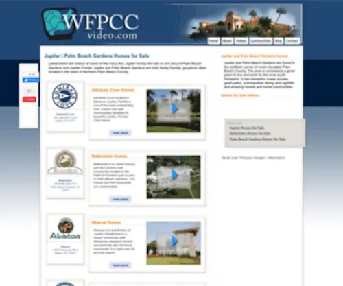 WFPCcvideo.com(Admirals Cove Homes for Sale l Jupiter FL) Screenshot