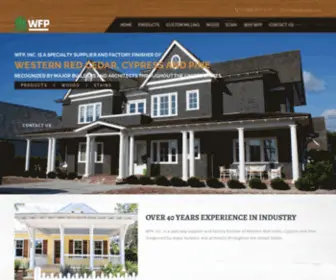 WFpcedar.com(Cedar Wood Siding Shakes Shingles Commercial Residential Exterior Cedar Wood Siding Shakes Shingles) Screenshot