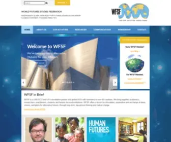 WFSF.org(INDEPENDENT GLOBAL PEAK BODY FOR FUTURES STUDIES SCHOLARSHIP A UNESCO PARTNER) Screenshot