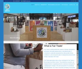 Wfto-Africa.org(World Fair Trade Organisation) Screenshot
