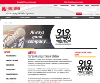 WFWM.org(WFWM-FSU's NPR Affiliate Radio Station WFWM) Screenshot