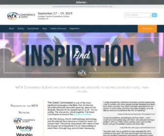 Wfxevents.com(WFX Conference And Expo) Screenshot