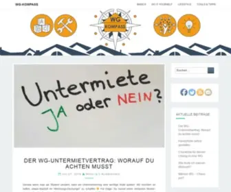WG-Kompass.de(Tipps zum WG Leben) Screenshot