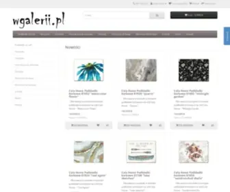 Wgalerii.pl(Sklep internetowy) Screenshot