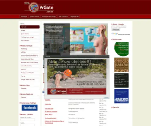 Wgate.com.br(Wgate) Screenshot