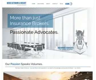 Wgbib.com(Wood Gutmann & Bogart Insurance Brokers) Screenshot