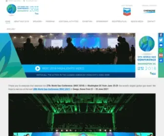 WGC2018.com(World Gas Conference 2018) Screenshot