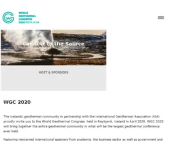 WGC2020.com(Frontpage) Screenshot