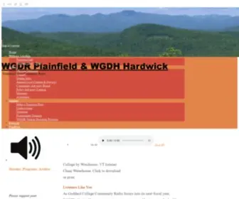 WGDR.org(Central Vermont Community Radio) Screenshot
