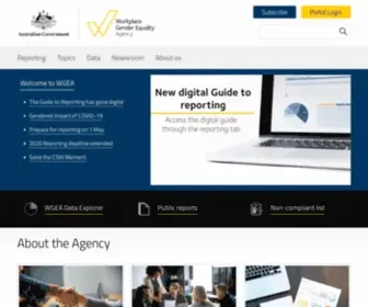 Wgea.gov.au(Welcome) Screenshot