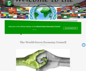 Wgeco.org(World Green Economy Council) Screenshot